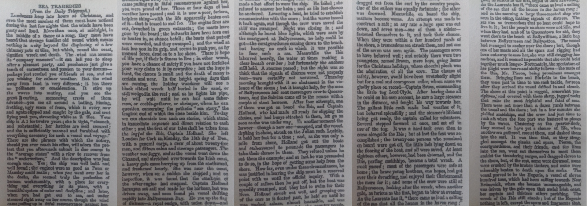 Daily Telegraph 3 January 1866